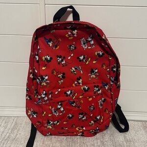 NWT Red Mickey Mouse Backpack